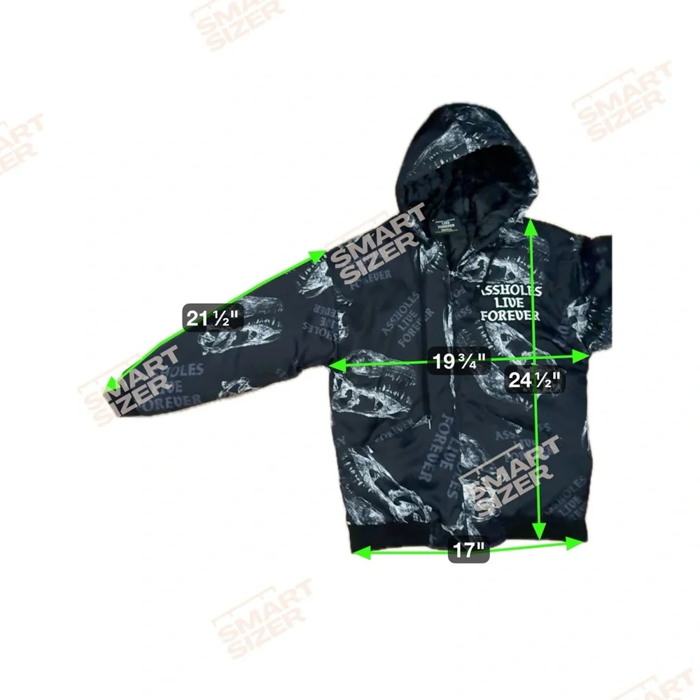 ASSHOLES‎ LIVE FOREVER JACKET SMALL